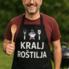 Jaka majica s natpisom Kralj roštilja za ljubitelje roštilja i grilliranja.