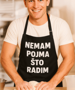 Bezbedna majica s natpisom za kuhanje, smug lead za optima marketinške proizvode.