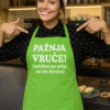 T-shirt s natpisom pozor vruće, majice za kuhanje, mama majica za kuhinju.
