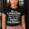 Hrt-shirt s tekstom ljubazna, unisex, personalizirani majici online.