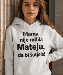 Majica s humorističkim printom za žene, moderna i udobna, idealno za svakodnevno nošenje.