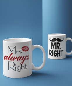 Šalice Mr & Mrs Right