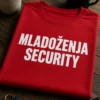 Majica s natpisom MLADOŽENJA SECURITY za svadbenu ekipu