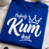 Majica za kuma s natpisom Najbolji Kum ikad i krunom