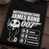 Nogometna majica s natpisom NA TERENU ME ZOVU JAMES BOND i statistikama 0 golova, 0 asistencija, 7 propuštenih prilika