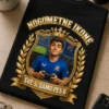 Majica sa sloganom SVE 5, SAMO PES 6 i zlatnim grbom za ljubitelje nogometnih igrica