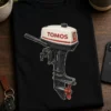 Majica s motivom vintage Tomos Penta vanbrodskog motora
