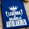 Majica s natpisom OVA LEGENDA JE NAJBOLJI AUTOLAKIRER i motivom krune