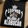 Majica za klobučara s natpisom OVA LEGENDA JE NAJBOLJI KLOBUČAR