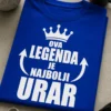 Majica za urara s natpisom OVA LEGENDA JE NAJBOLJI URAR